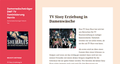 Desktop Screenshot of damenwaeschetraeger.biz