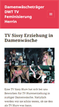Mobile Screenshot of damenwaeschetraeger.biz